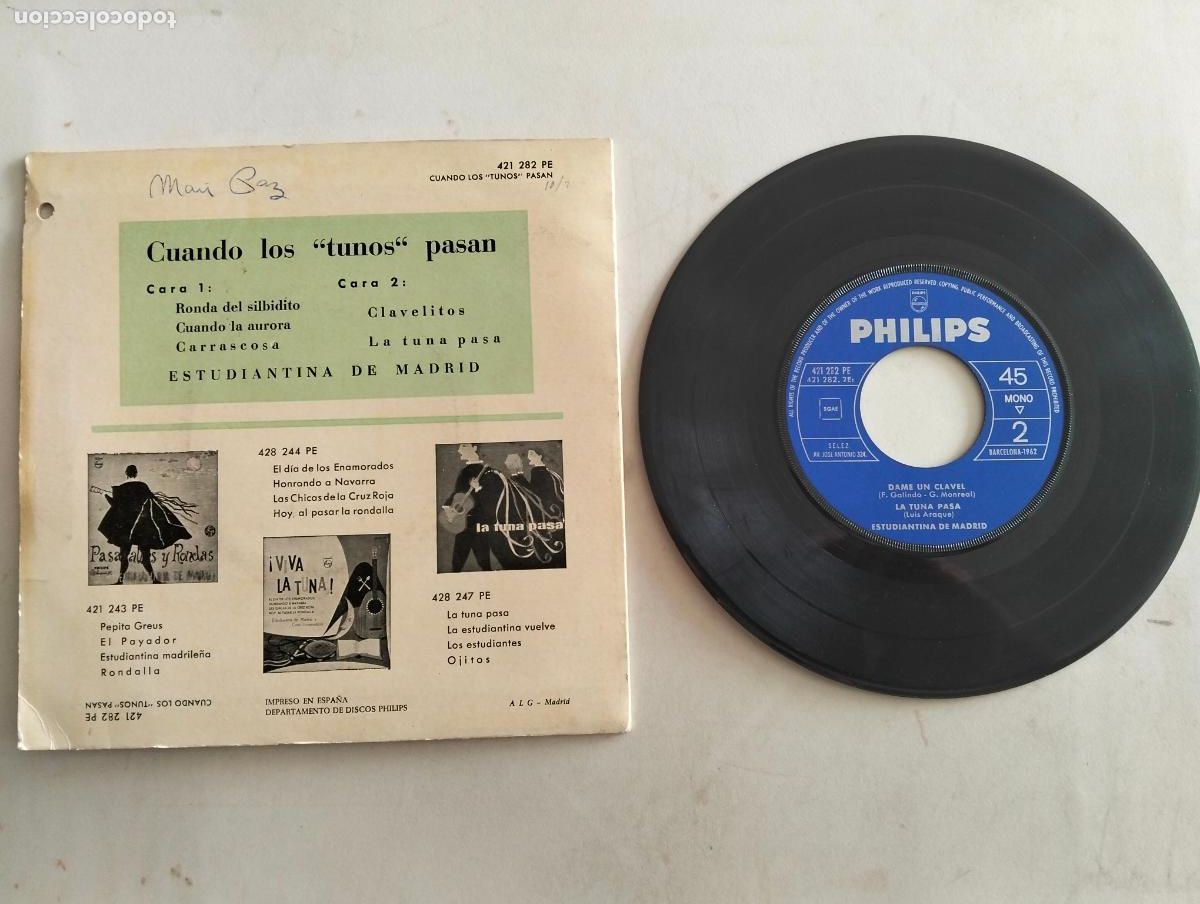 Discos de vinilo: DISCO SINGLE, CUANDO LOS TUNOS PASAN - Foto 2