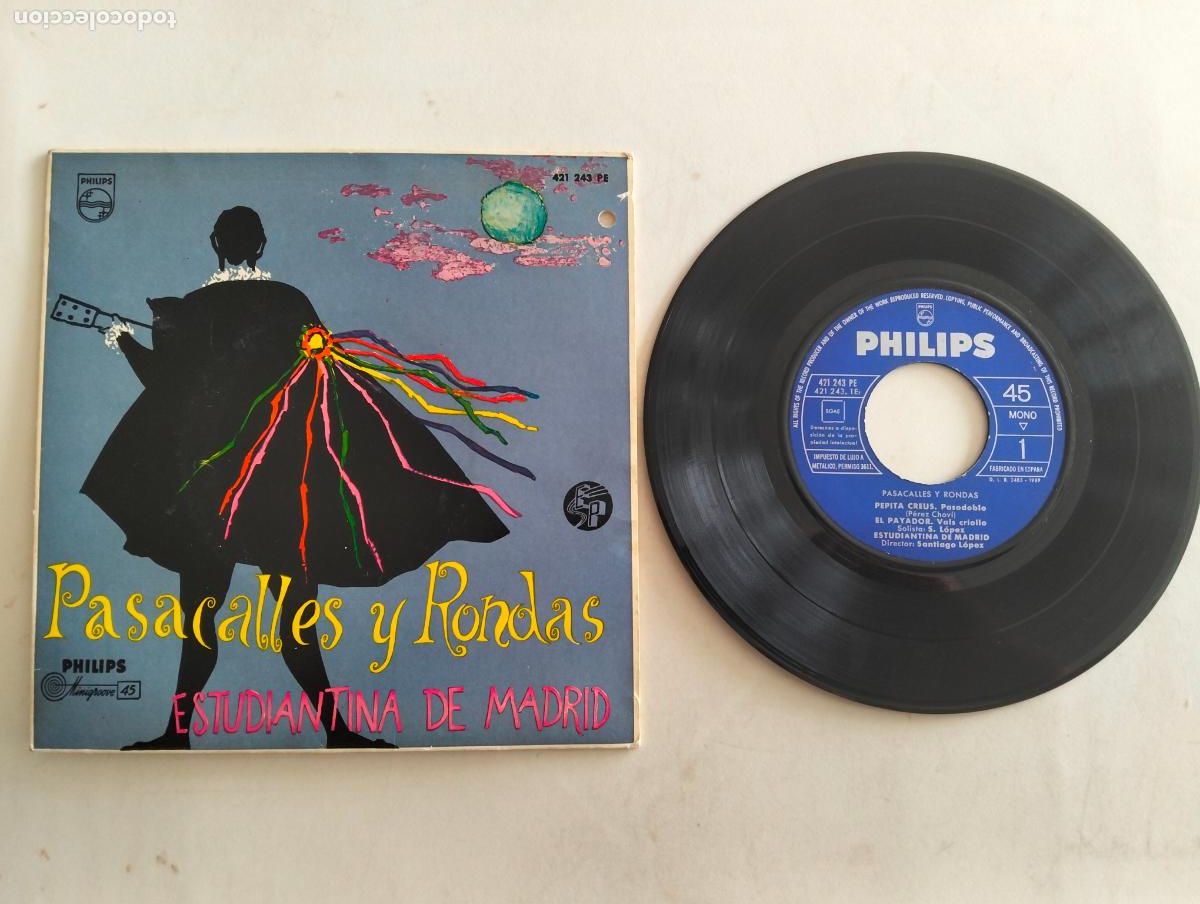 Discos de vinilo: DISCO SINGLE, PASACALLES Y RONDAS