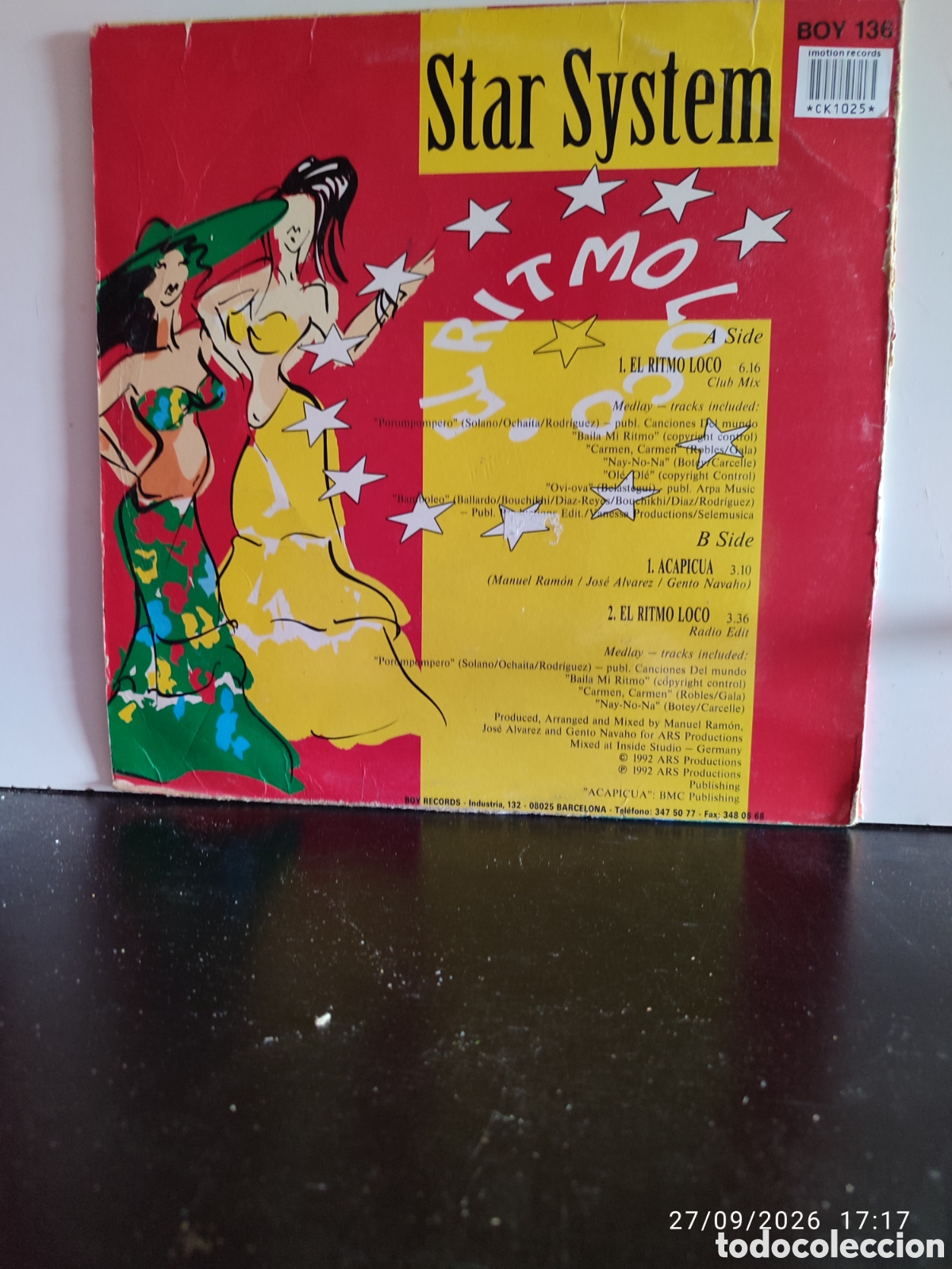 Discos de vinilo: Disco de vinilo CK1025 - Foto 2