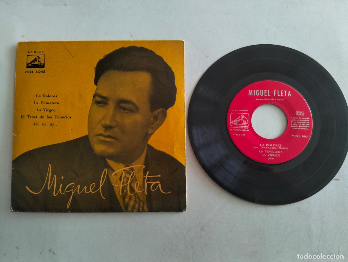 Discos de vinilo: DISCO SINGLE, MIGUEL FLETA, LA DOLORES
