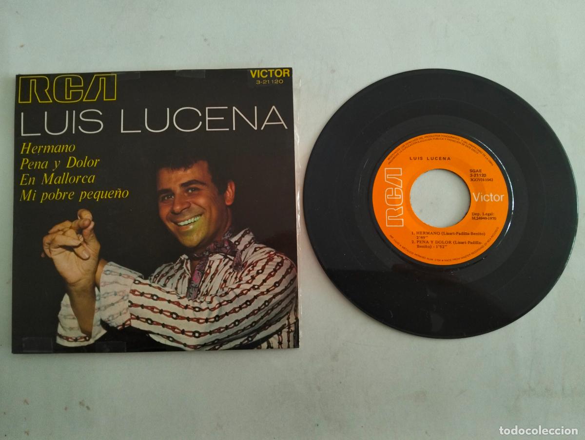 Discos de vinilo: DISCO SINGLE, LUIS LUCENA, HERMANO