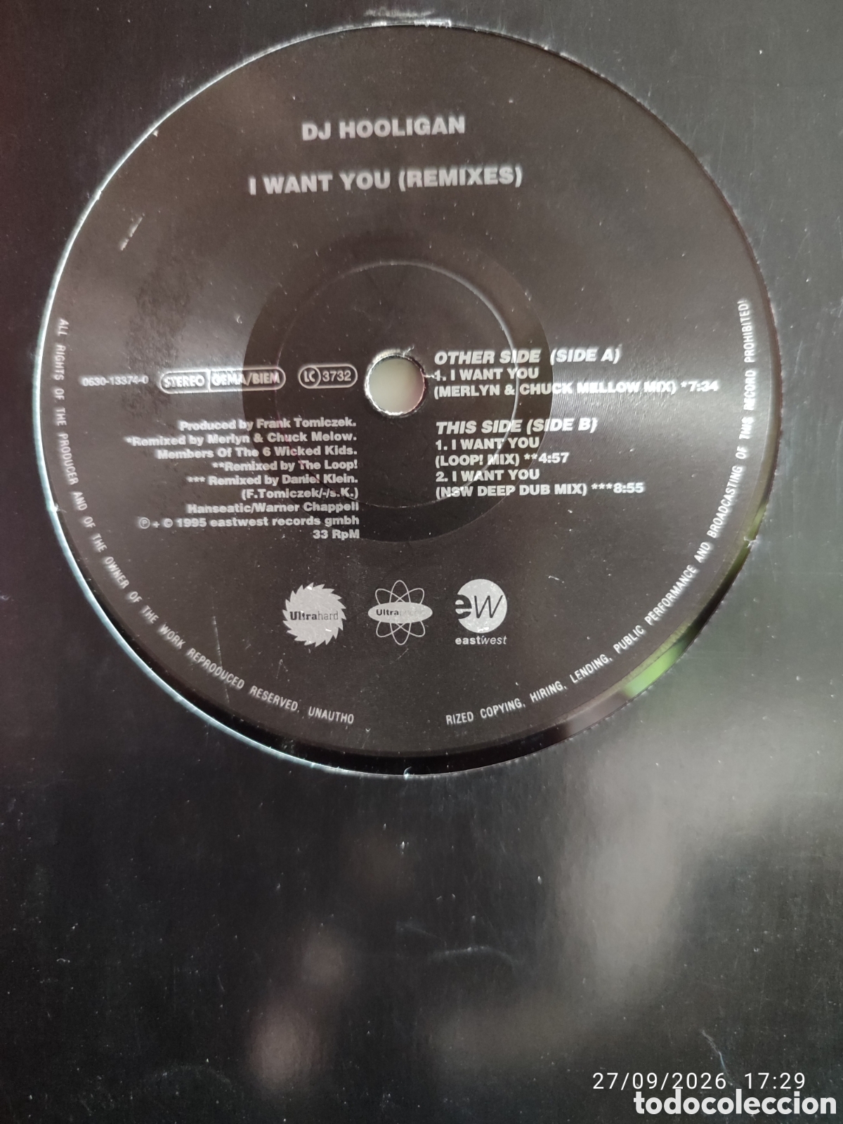 Discos de vinilo: Disco de vinilo CK1033 - Foto 3