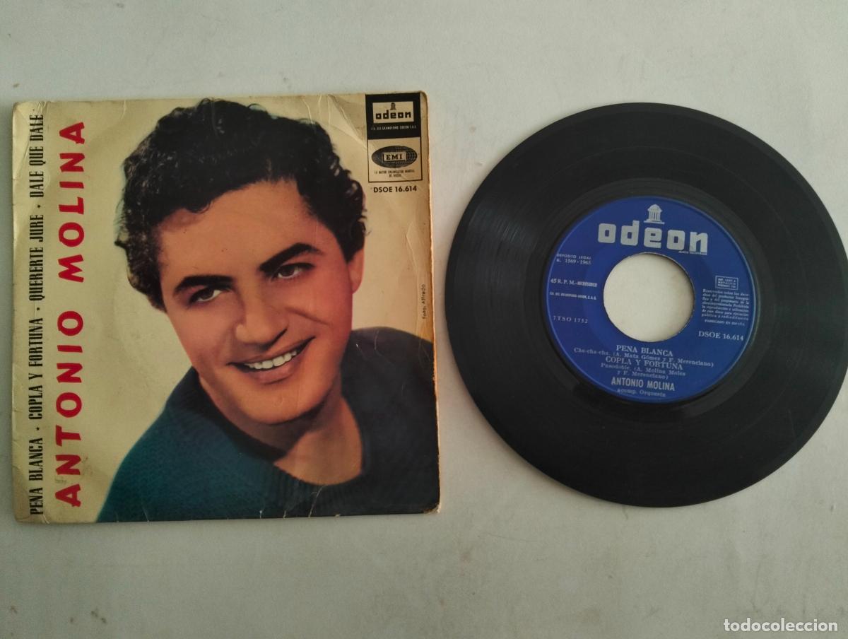 Discos de vinilo: DISCO SINGLE, ANTONIO MOLINA, PENA BLANCA