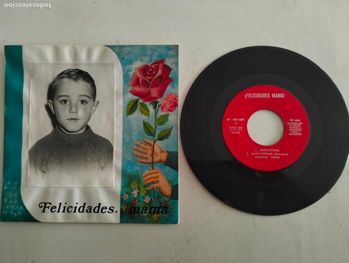 Discos de vinilo: DISCO SINGLE, FELICIDADES MAMA