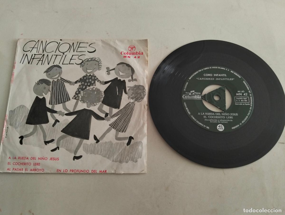 Discos de vinilo: DISCO SINGLE, CANCIONES INFANTILES, A LA RUEDA DEL NI&Ntilde;O JESUS