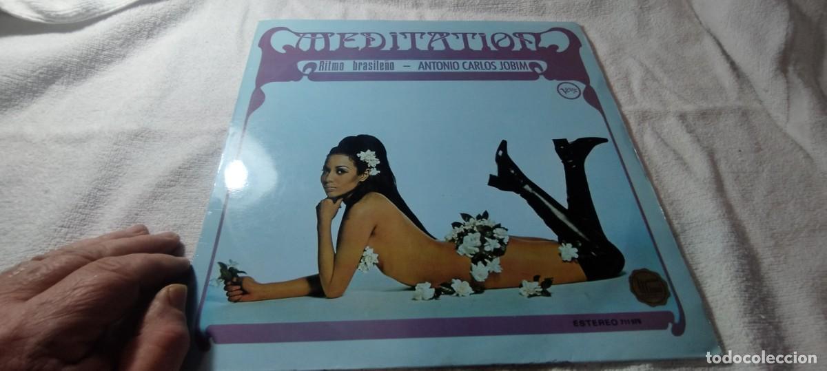 Discos de vinilo: RITMO BRASILE&Ntilde;O / ANTONIO CARLOS JOBIM / MEDITATION / DESP R8-8 / VERNE