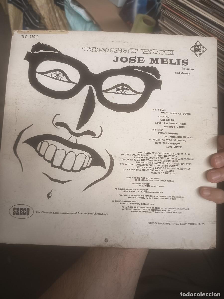 Discos de vinilo: DISCO LP TONIGHT,( JOSE MELIS),USA - Foto 2