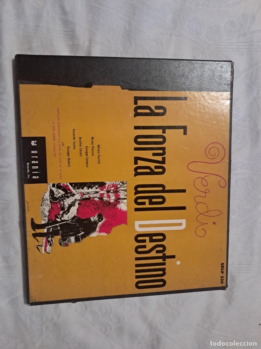 Discos de vinilo: 3 LPs La Forza del destino, Verdi