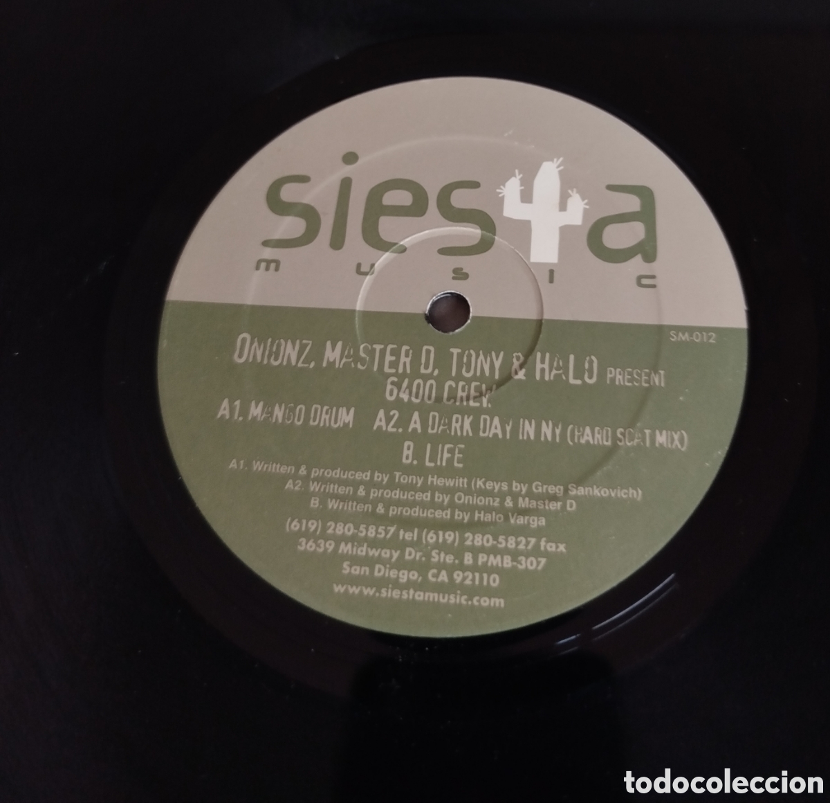 Discos de vinilo: Onionz, Master D, Halo, Tony Present 6400 Crew &ndash; Mango Drum - Foto 3