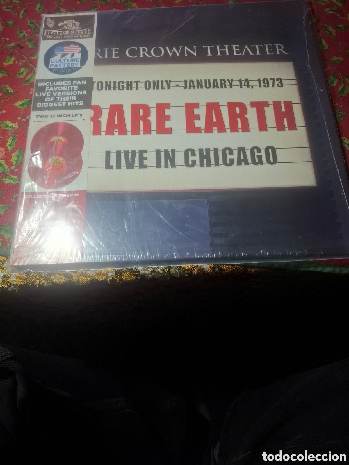 Discos de vinilo: Rare Earth Live In Chicago 1973. Reed. Doble vinilo rojo
