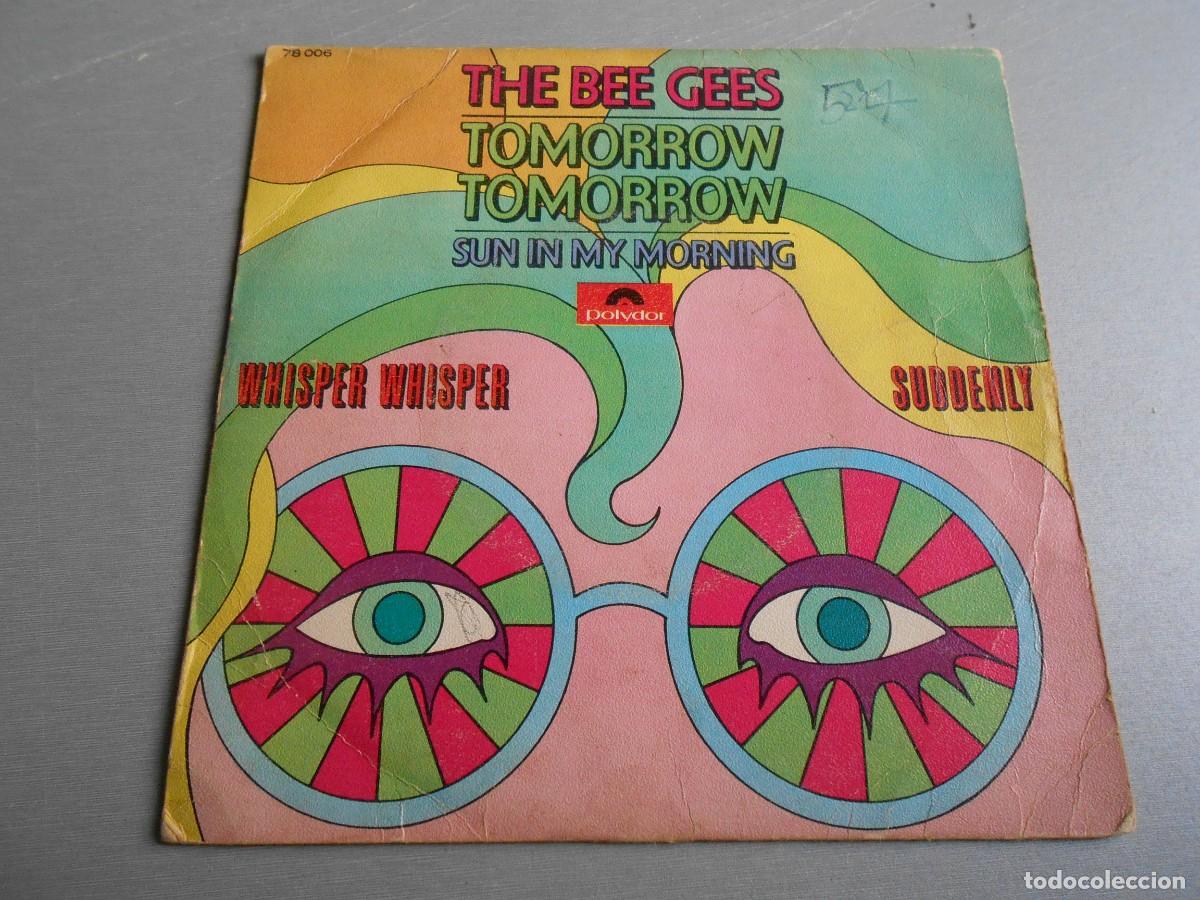 Discos de vinilo: BEE GEES, THE, EP, TOMOROW, TOMORROW + 3, A&Ntilde;O 1969, POLYDOR 78.006, MADE IN PORTUGAL