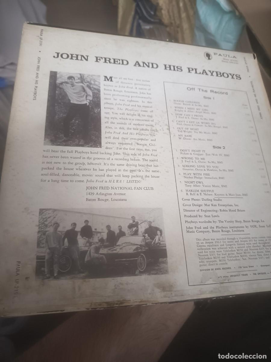 Discos de vinilo: DISCO LP JOHN FRED AND HIS playboys - Foto 3