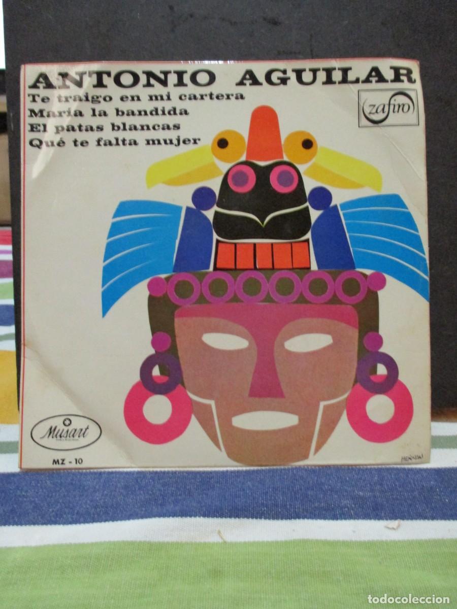 Vinyl-Schallplatten: 971- Vinilo EP Antonio Aguilar &ndash; Te Traigo en mi Cartera (1967) | &iexcl;Excelente Estado!