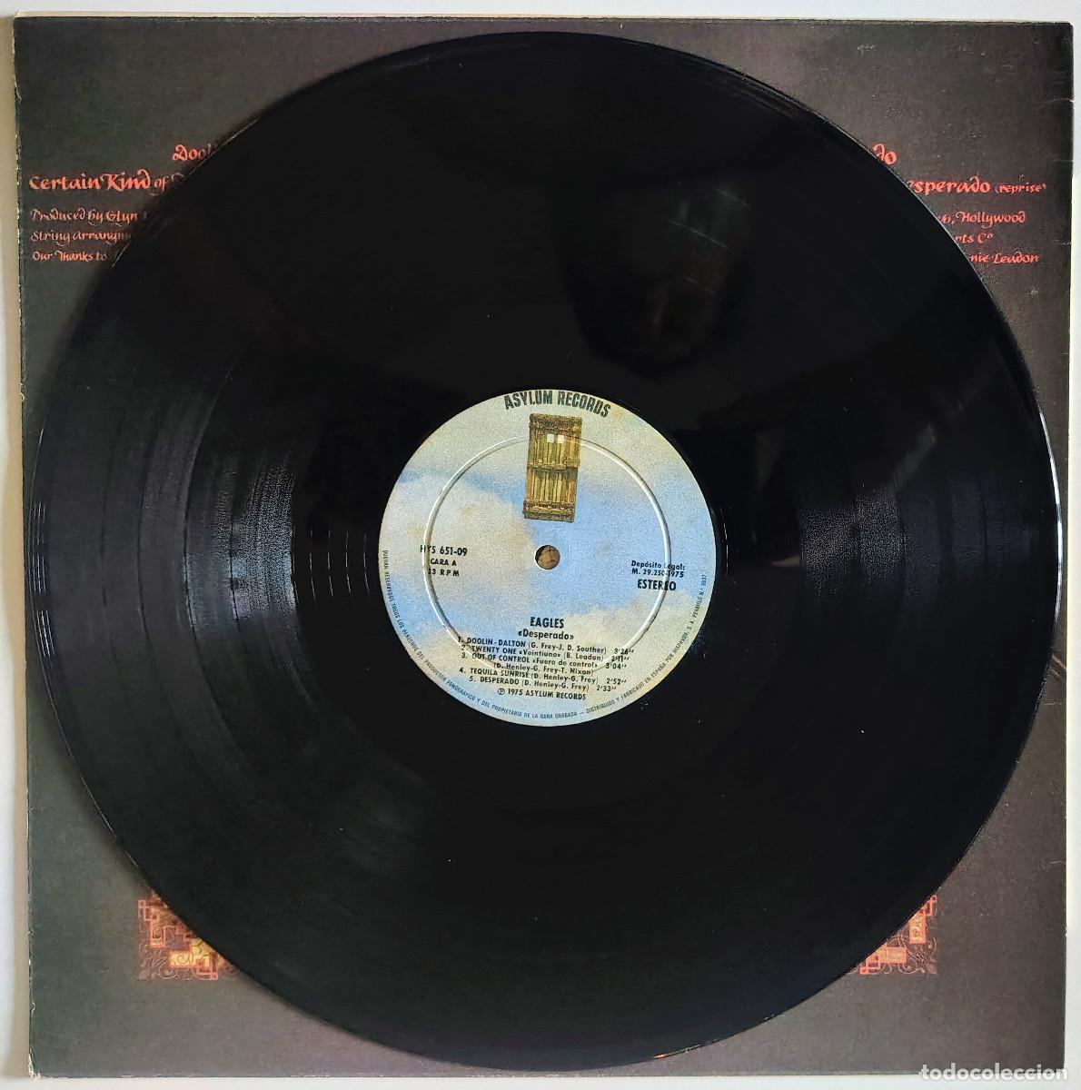 Discos de vinilo: Eagles. Desperado. Asylum, Spain 1975 LP - Foto 3