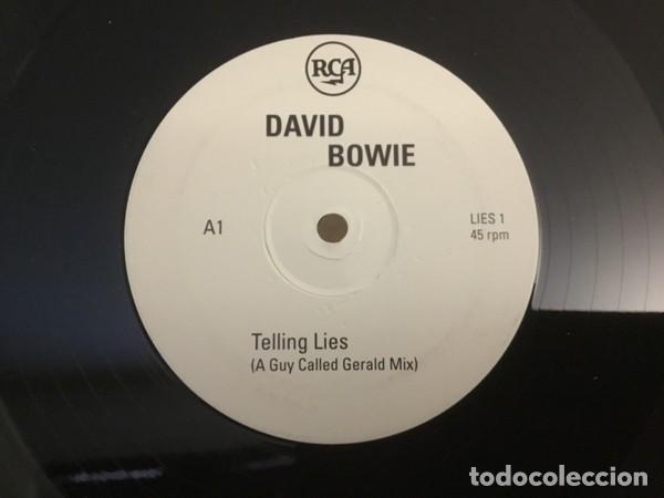 Discos de vinilo: DAVID BOWIE TELLING LIES PROMO 1996 - Foto 1