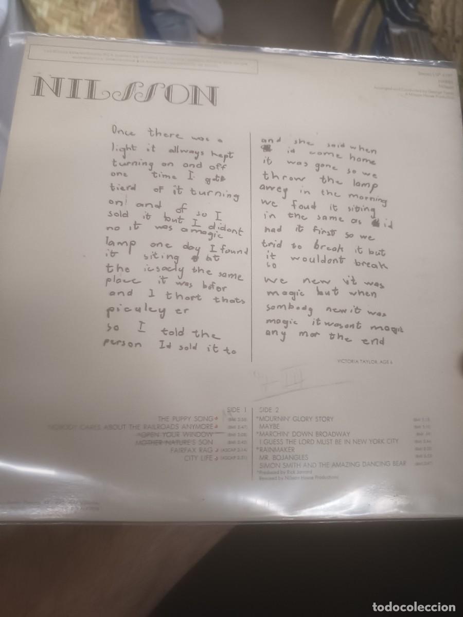 Discos de vinilo: DISCO LP NILSSON ,(1970) - Foto 2