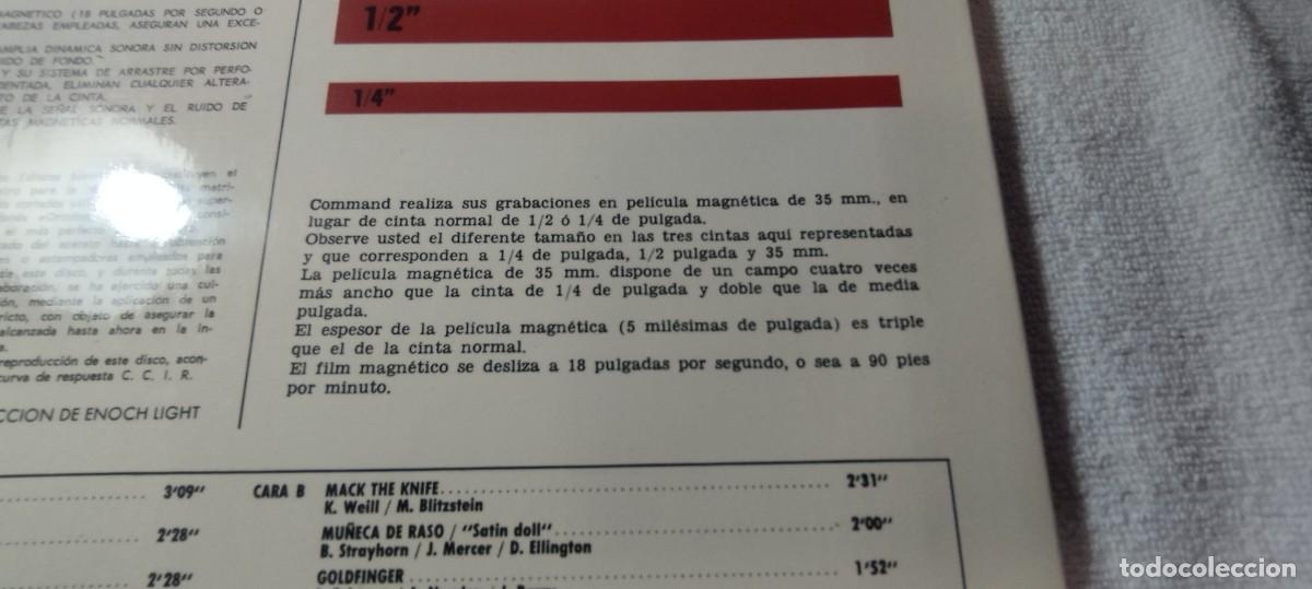 Discos de vinilo: EL ELECTRODYNAMICS / DICK HYMAN / / DESP 2-3 / COMMAND RECORDS - Foto 5