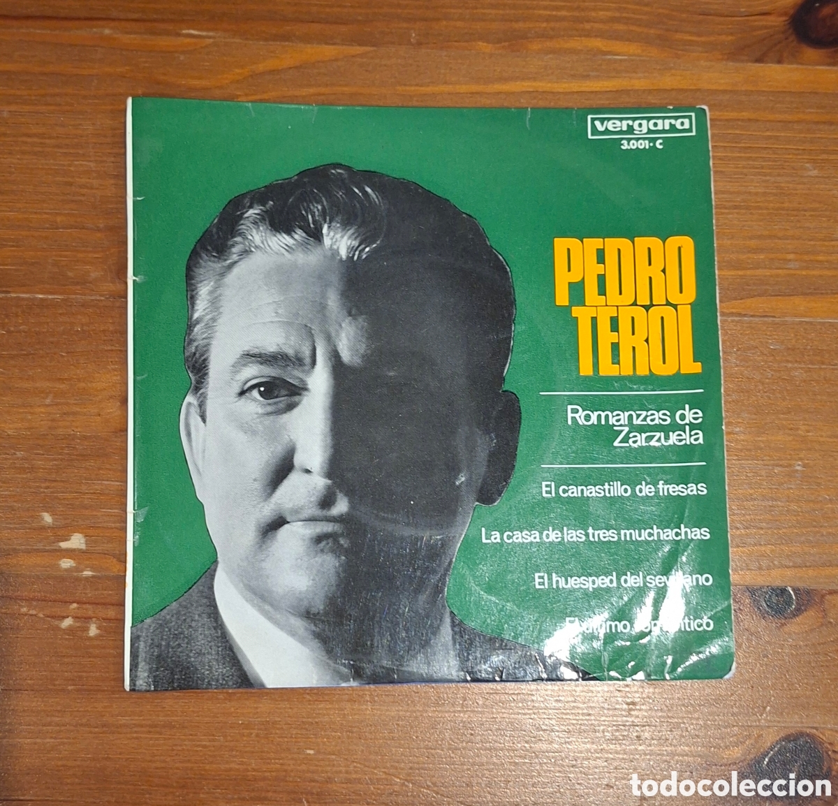 Discos de vinilo: Vinilo Pedro Terol &ndash; Romanzas de Zarzuela - Foto 3