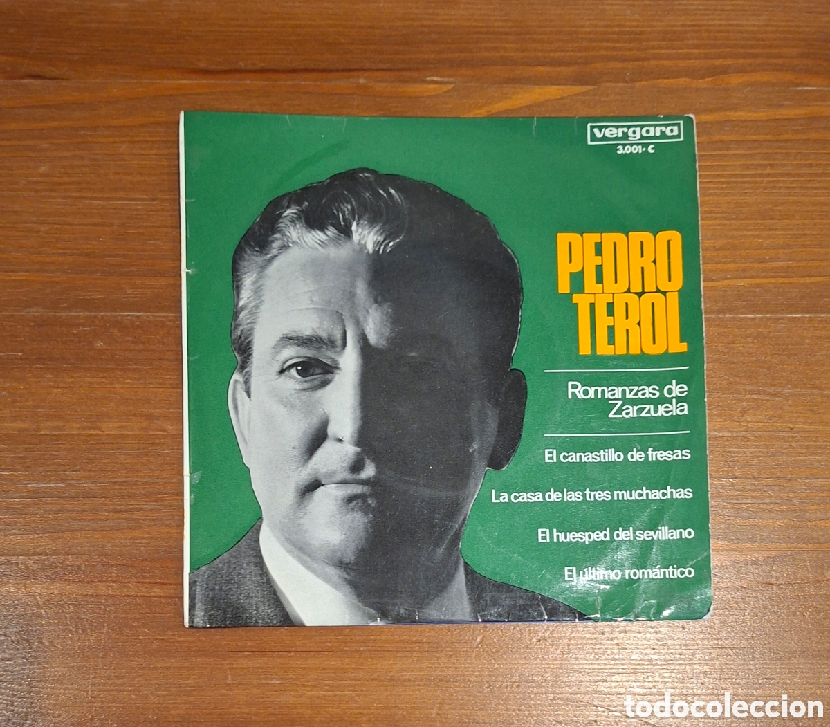 Discos de vinilo: Vinilo Pedro Terol &ndash; Romanzas de Zarzuela