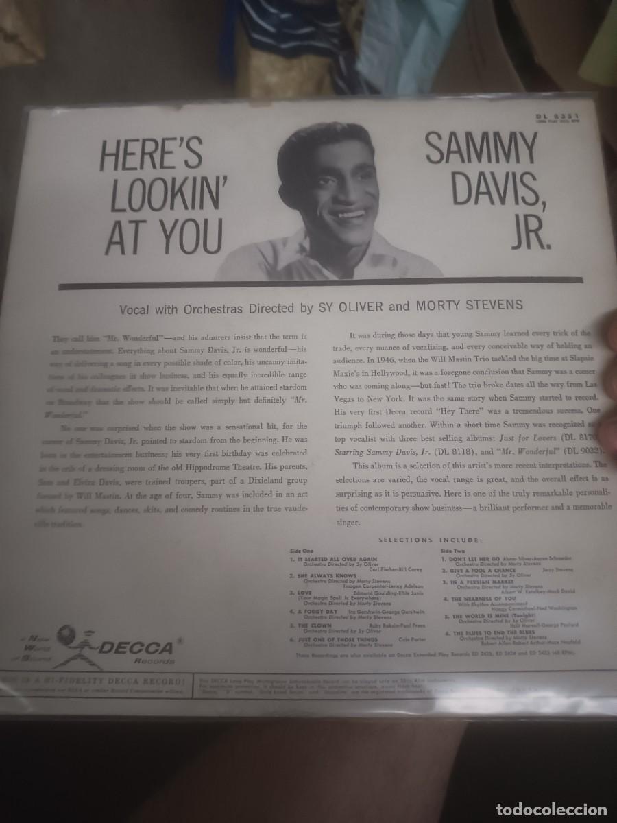 Discos de vinilo: DISCO LP SAMMY DAVIS J.R,(USA) - Foto 2