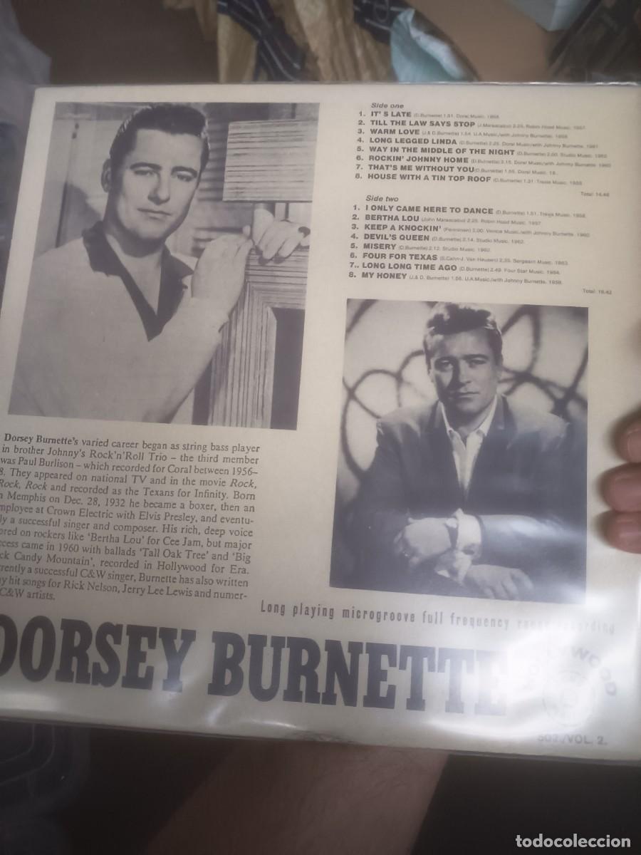 Discos de vinilo: DiSCO LP DORSEY BURNETTE - Foto 2