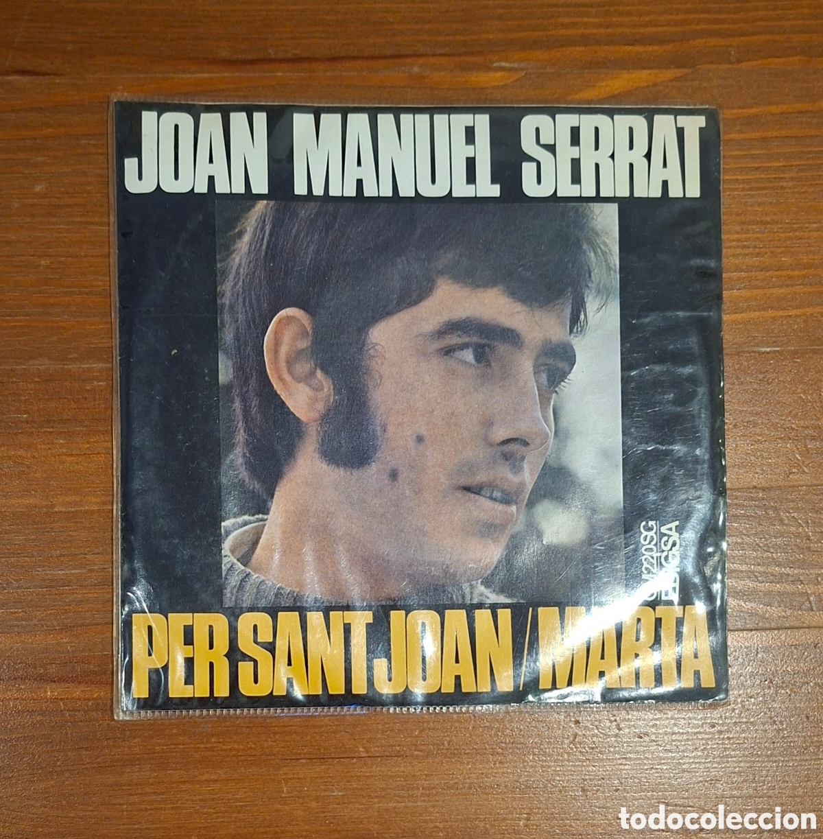 Discos de vinilo: Joan Manuel Serrat &ndash; Per Sant Joan / Marta &ndash; Single 45 RPM Edigsa 1968