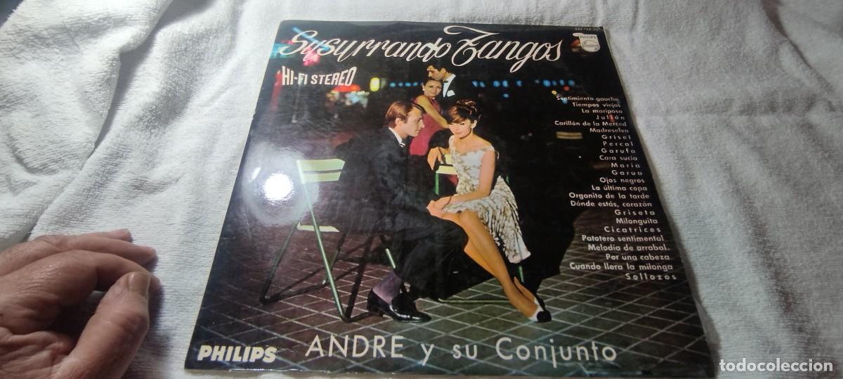 Discos de vinilo: SUSURRANDO TANGOS / ANDRE / / DESP 2-3 / PHILIPS