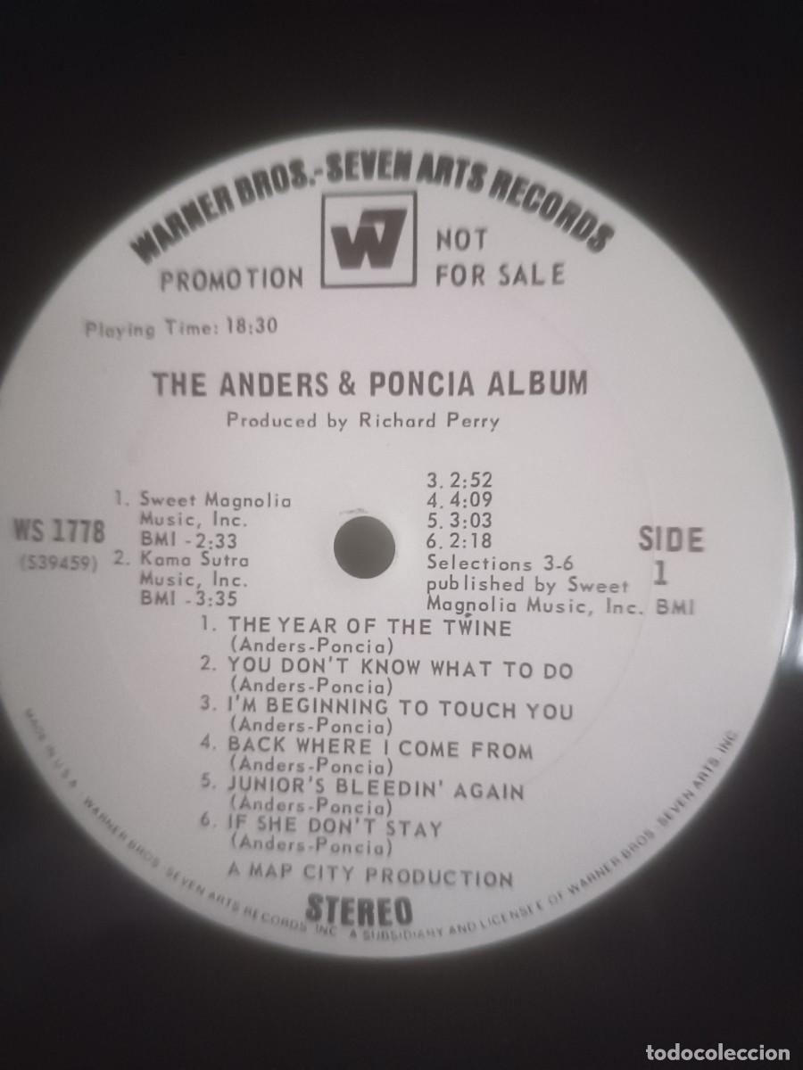 Discos de vinilo: DISCO LP THE ANDERS & PONCIA - Foto 3