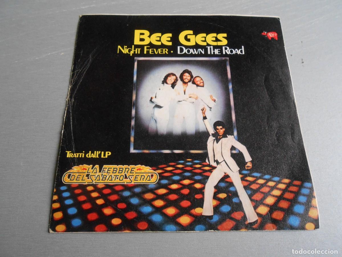 Discos de vinilo: BEE GEES, SG, NIGHT FEVER + 1, A&Ntilde;O 1978, RSO 2090 272, MADE IN ITALY