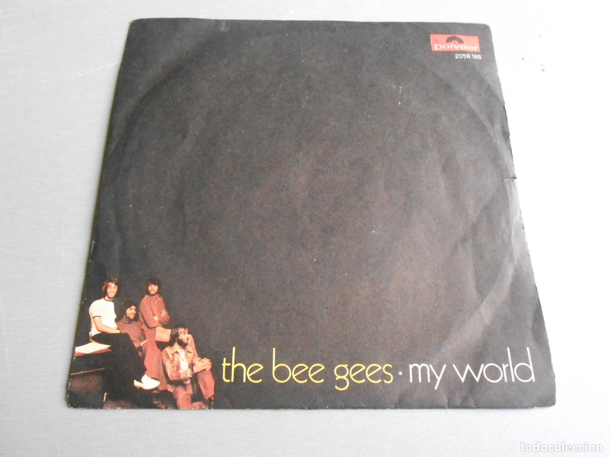 Discos de vinilo: BEE GEES, SG, MY WORLD + 1, A&Ntilde;O 1971, POLYDOR 2058 185, MADE IN ITALY