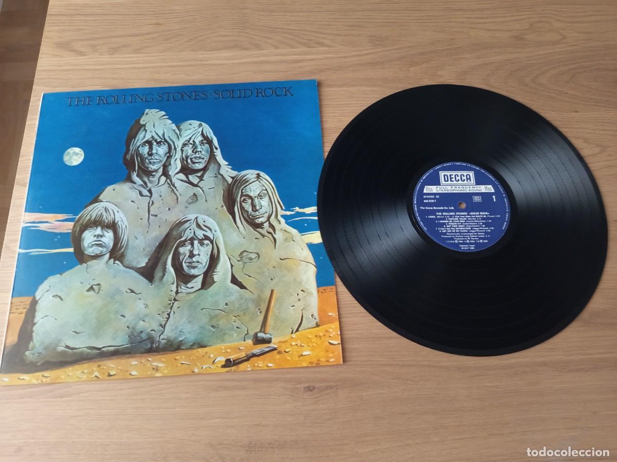 Discos de vinilo: GENIAL LP. THE ROLLING STONES / SOLID ROCK / A&Ntilde;O 1981 / SELLO DECCA 63 99 147.
