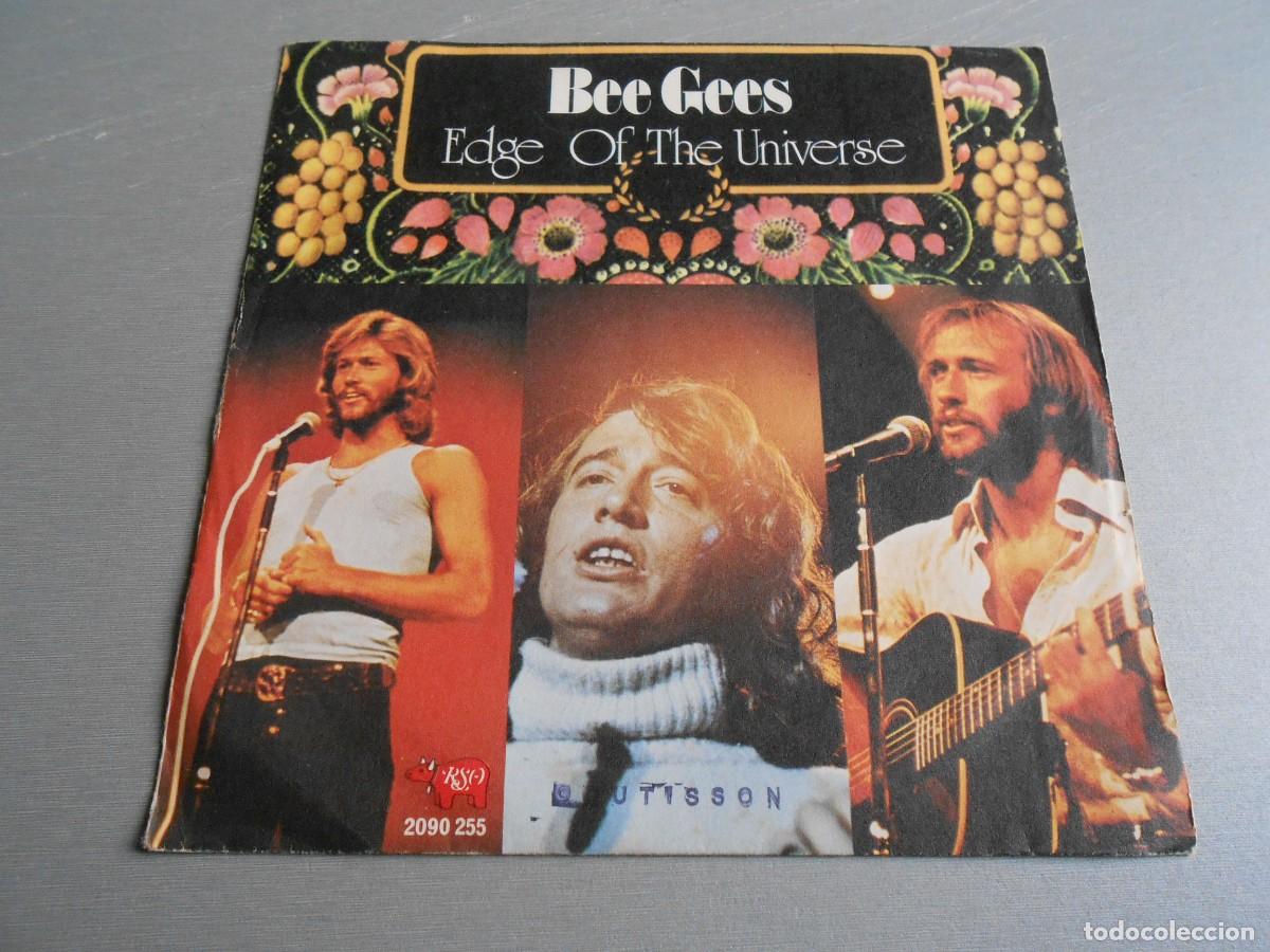 Discos de vinilo: BEE GEES, SG, EDGE OF THE UNIVERSE + 1, A&Ntilde;O 1977, RSO 2090 255, MADE IN ITALY