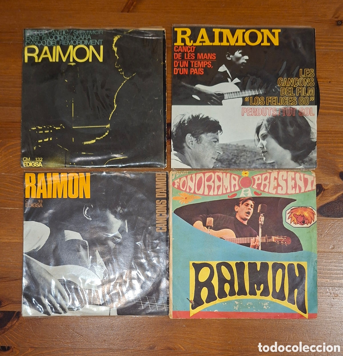 Discos de vinilo: Lote 4 vinilos Raimon &ndash; Edigsa / Fonorama &ndash; A&ntilde;os 60&ndash;70