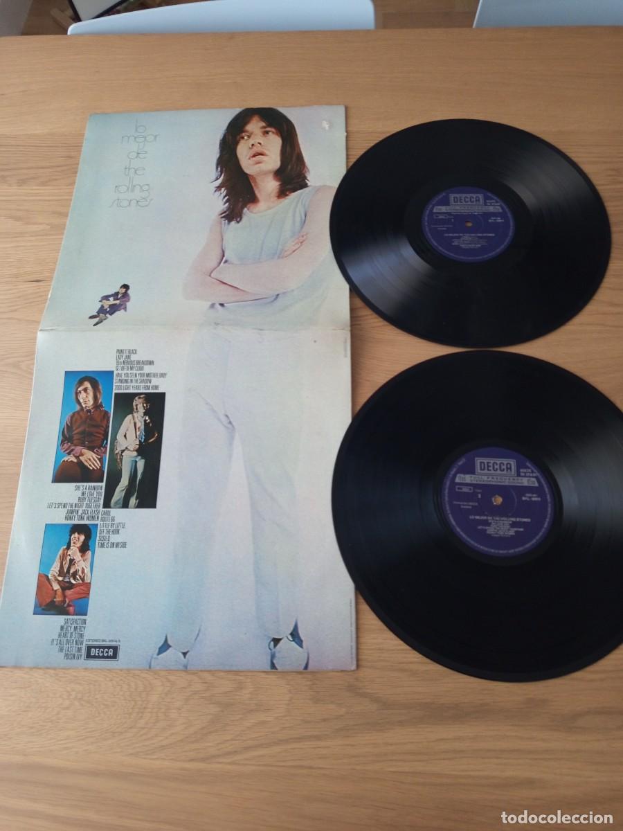 Discos de vinilo: JOYA DOBLE LP ORIGINAL. LO MEJOR DE THE ROLLING STONES / DECCA SKL 30514/5 / A&Ntilde;O 1971 / GATEFOLD.