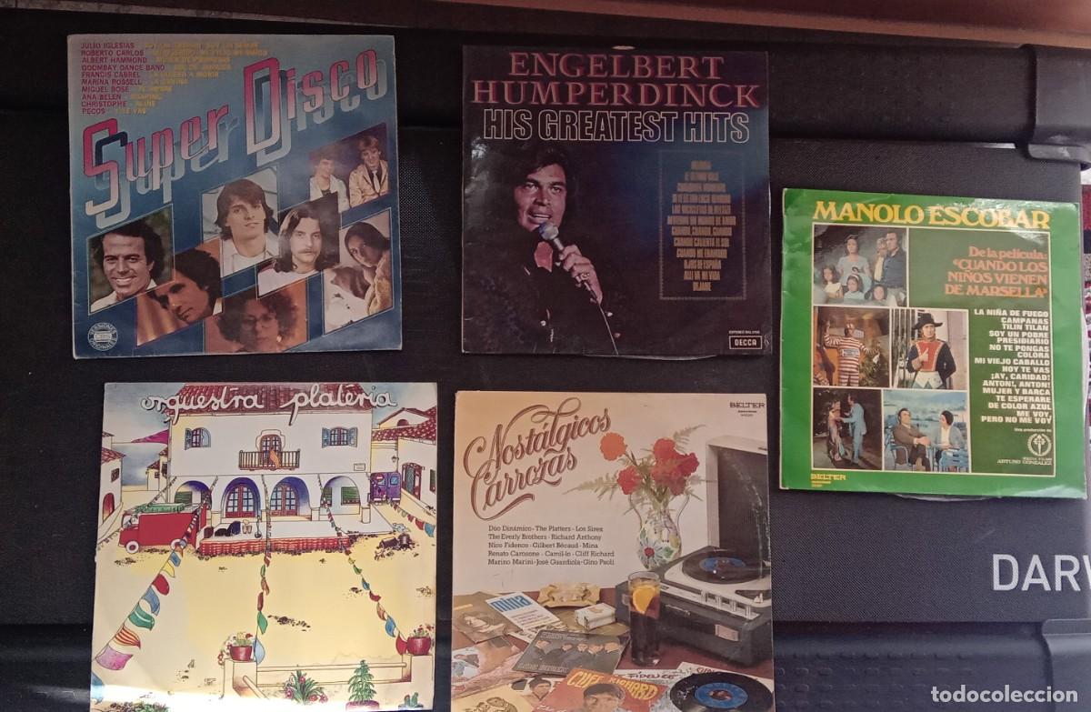 Discos de vinilo: Discis Vinilo SuperDisco-Manolo Escobar-Engelbert-Nostalgicos