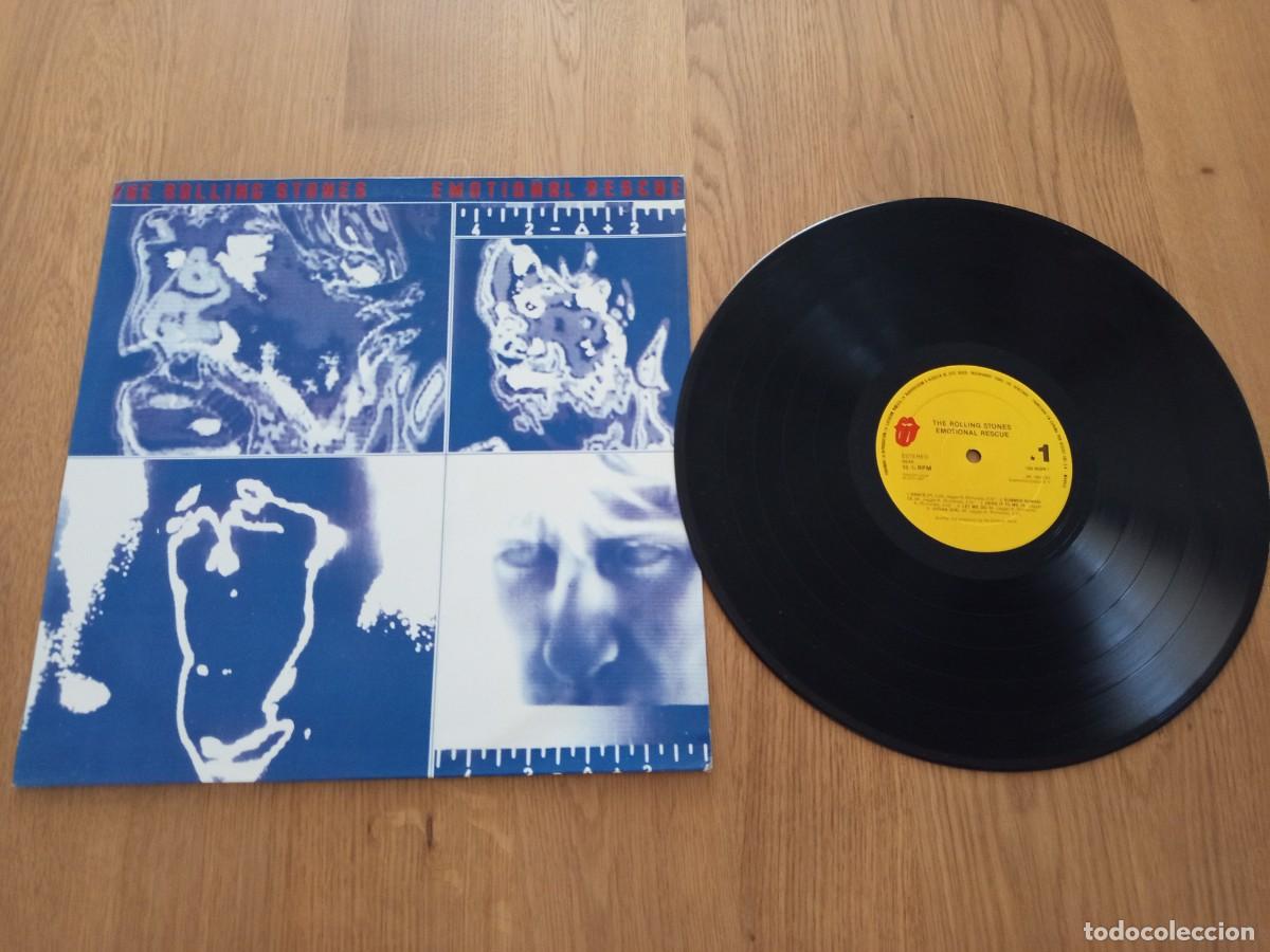 Discos de vinilo: GENIAL LP. THE ROLLING STONES / EMOTIONAL RESCUE / SELLO ROLLING STONE RECORDS 01 45020620 A&Ntilde;O 1980