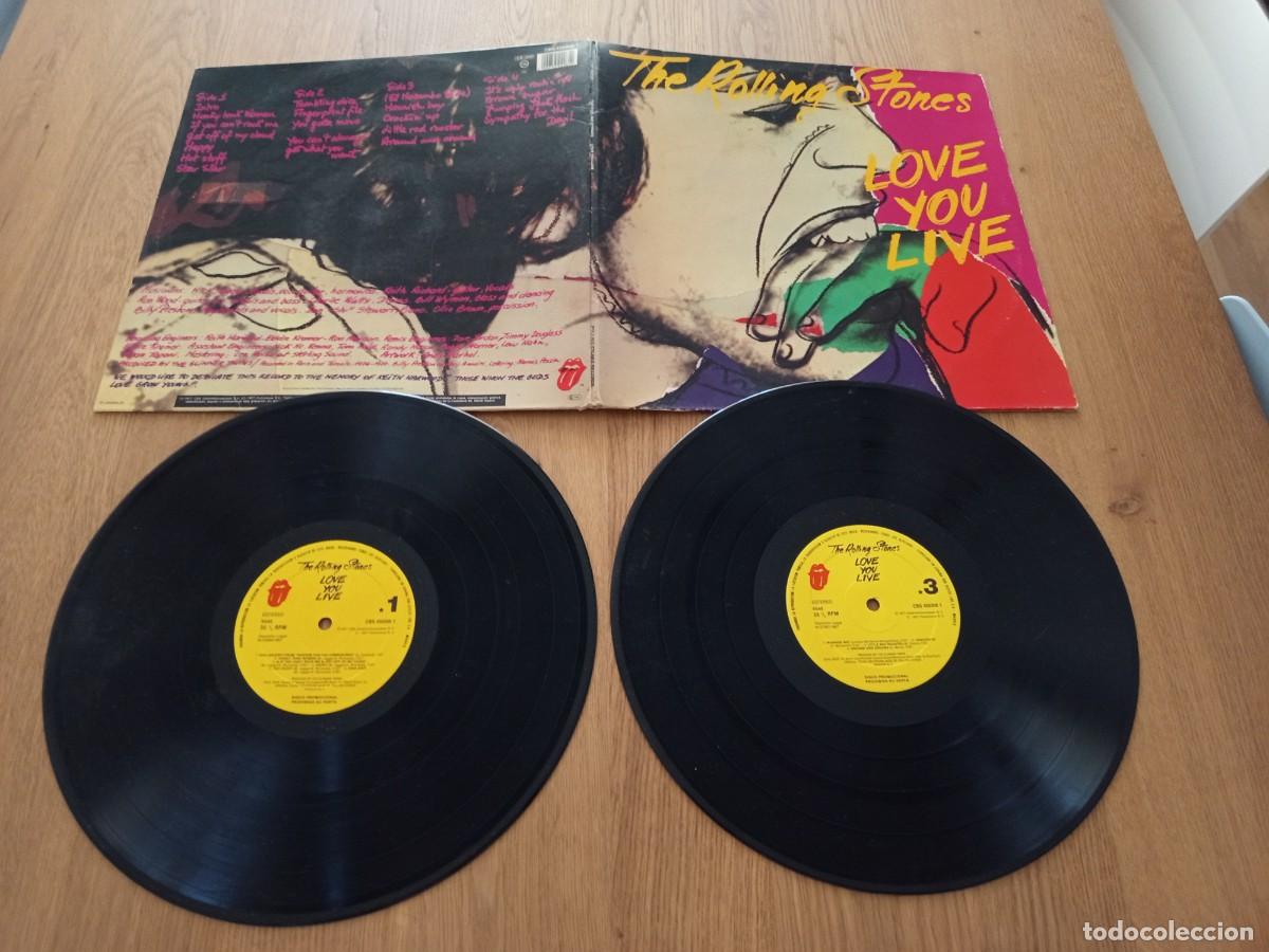 Discos de vinilo: JOYA DOBLE LP ORIGINAL. THE ROLLING STONES / LOVE YOU LIVE / CBS 450208 1 / A&Ntilde;O 1977 / GATEFOLD.