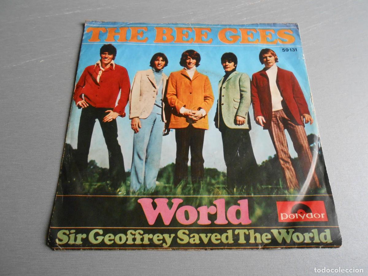 Discos de vinilo: BEE GEES, THE, SG, WORLD + 1, A&Ntilde;O 1967, POLYDOR 59 131, MADE IN HOLLAND
