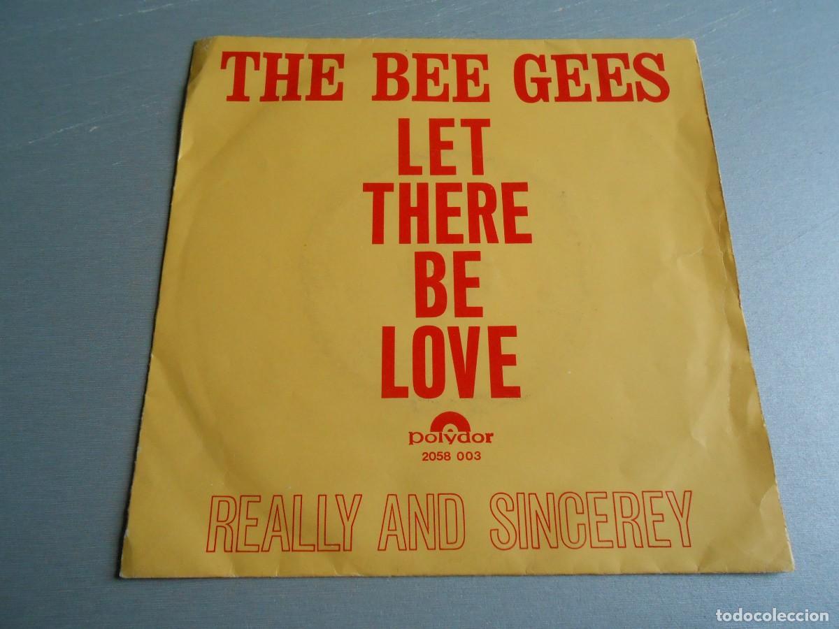 Discos de vinilo: BEE GEES, THE, SG, LET THERE BE LOVE + 1, A&Ntilde;O 1970, POLYDOR 2058 003, MADE IN HOLLAND