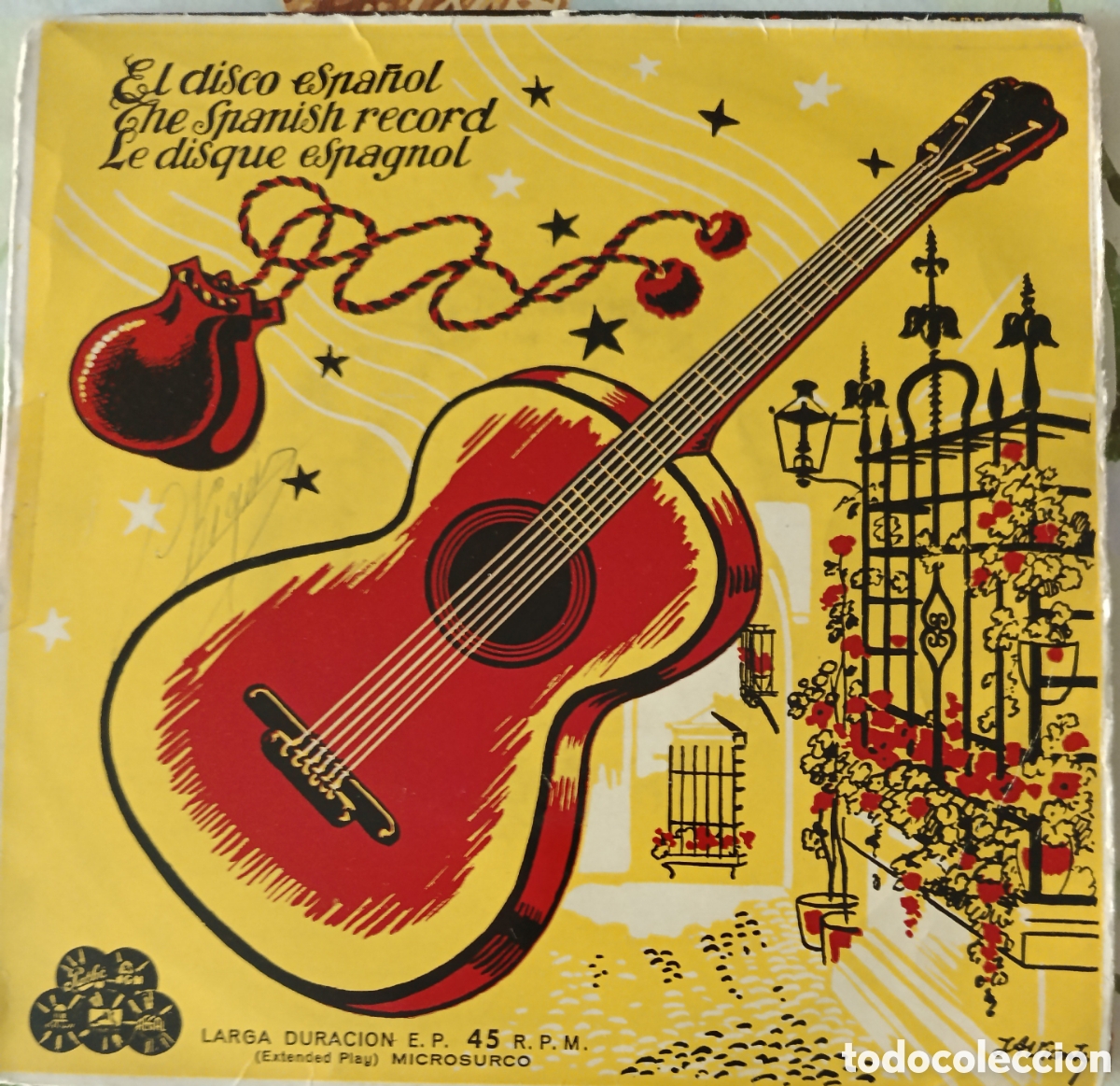 Discos de vinilo: Pepe C&oacute;rdoba Ep sello Ode&oacute;n editado en Espa&ntilde;a a&ntilde;o 1958.