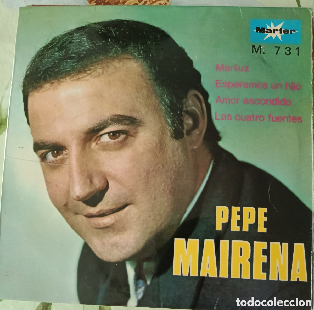 Discos de vinilo: Pepe Mairena Ep sello Marfer editado en Espa&ntilde;a a&ntilde;o 1967.
