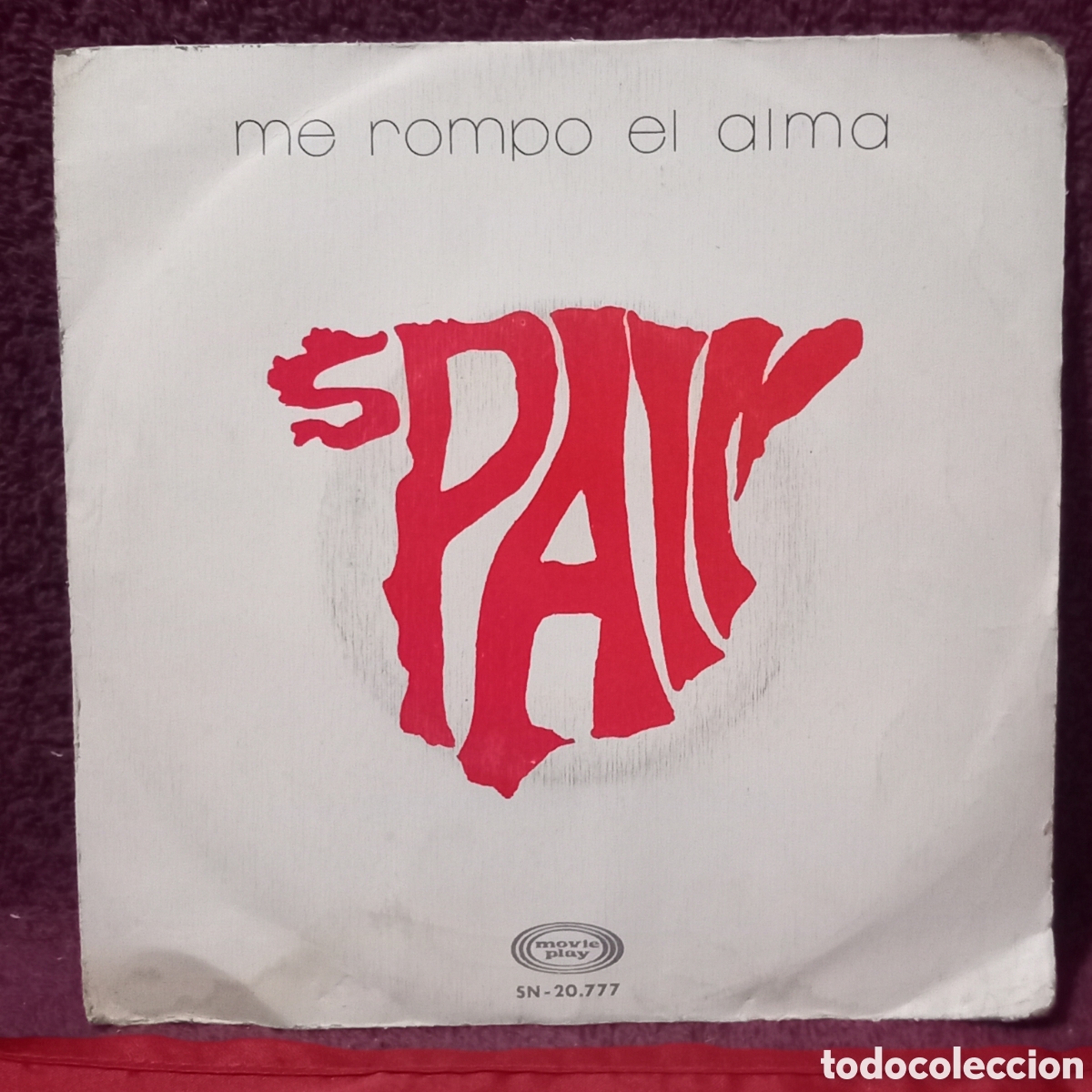 Discos de vinilo: SINGLE SPAIN/ME ROMPO EL ALMA+STAY WITH ME(1973 MOVIE PLAY)SOUL ESPA&Ntilde;OL(&rdquo;RARO&rdquo;-VINILO EXCELENTE)