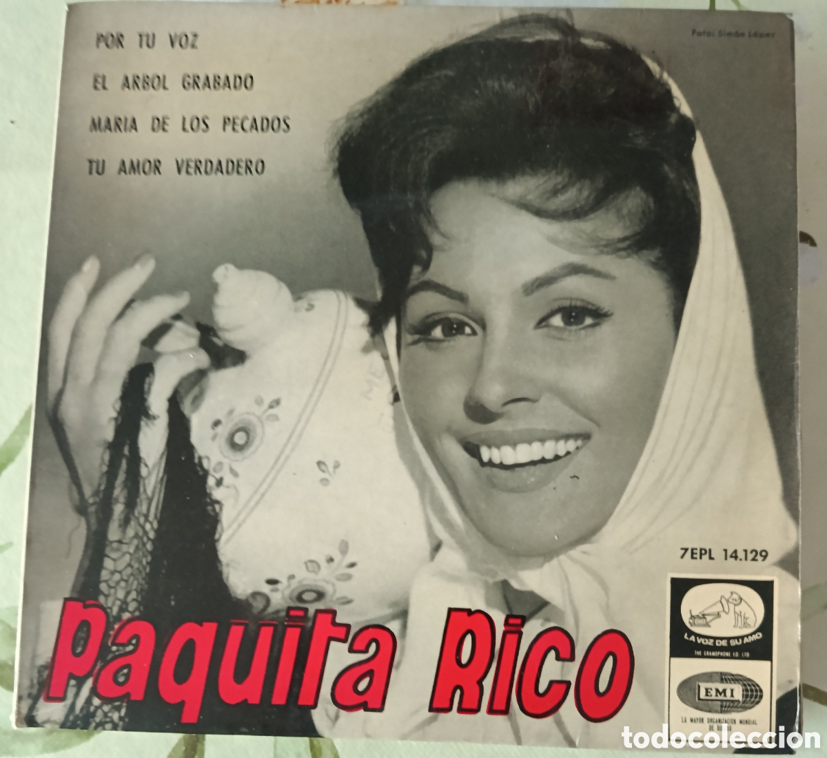 Discos de vinilo: Paquita Rico Ep sello La voz de su amo editado en Espa&ntilde;a a&ntilde;o 1964.