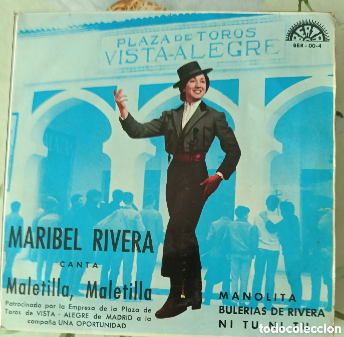 Discos de vinilo: Maribel Rivera Ep sello Berta editado en Espa&ntilde;a a&ntilde;o 1965.