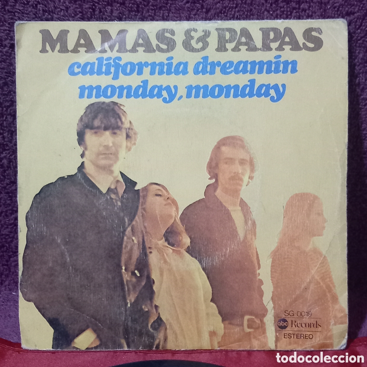 Discos de vinilo: MAMA's & PAPA's/CALIFORNIA DREAMING+MONDAY,MONDAY(1976 SPAIN ABC)