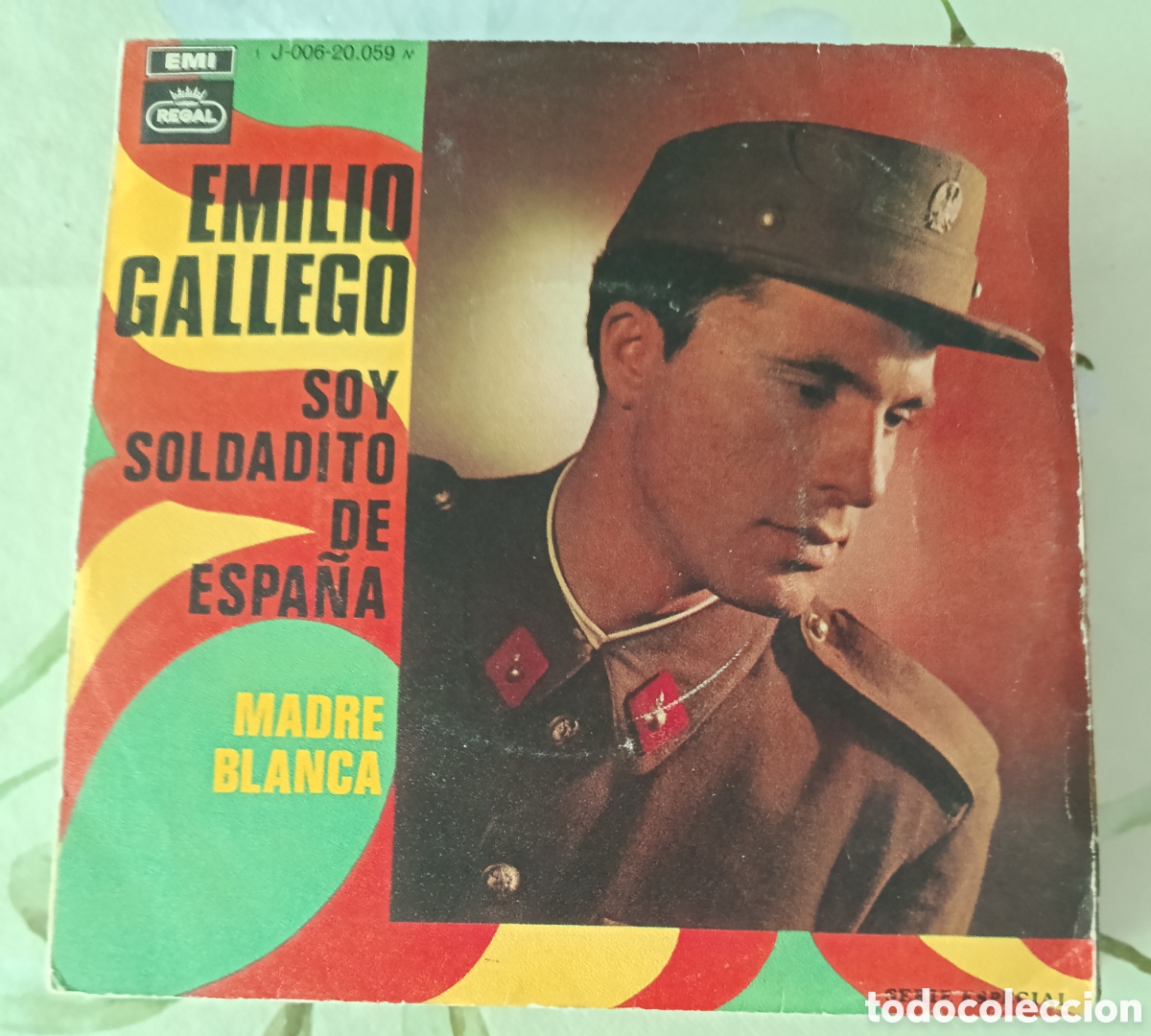 Discos de vinilo: Emilio Gallego single sello Emi-Regal editado en Espa&ntilde;a a&ntilde;o 1969.