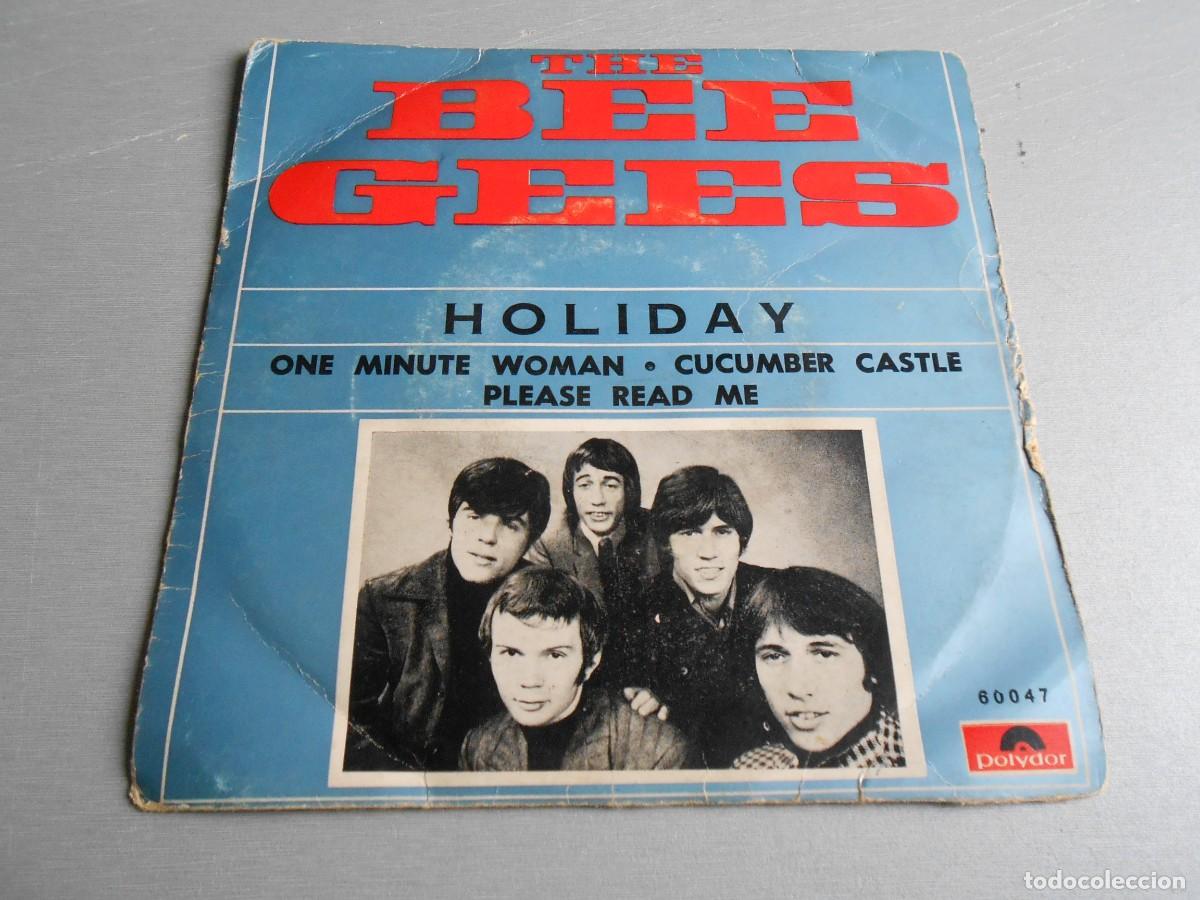 Discos de vinilo: BEE GEES, THE, EP, HOLIDAY + 3, A&Ntilde;O 1967, POLYDOR 60.047, MADE IN PORTUGAL
