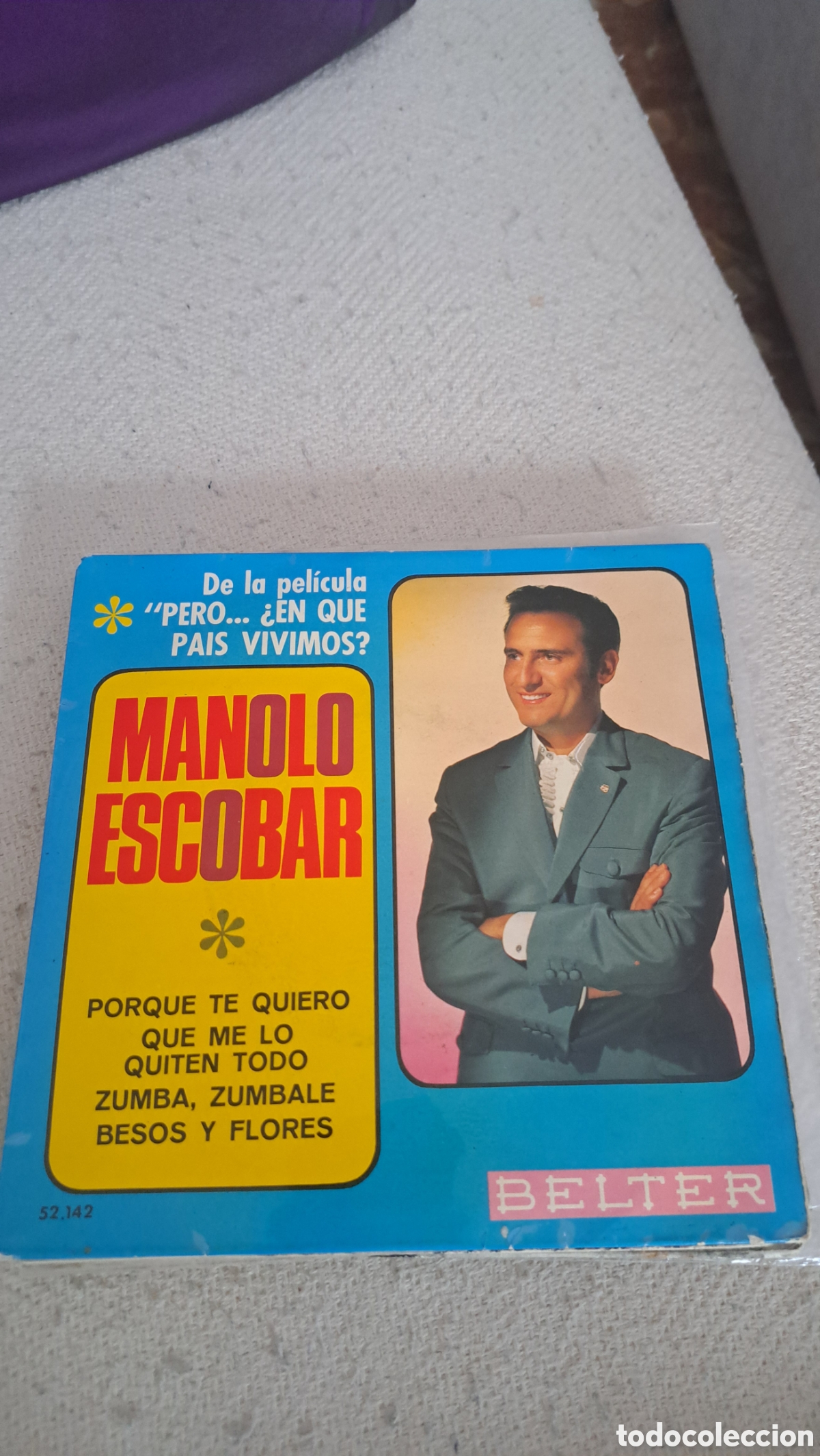Discos de vinilo: Manolo Escobar BSO EN QUE PAIS VIVIMOS