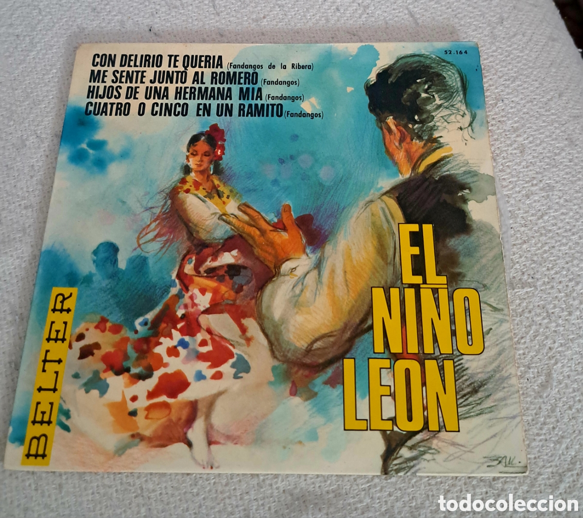 Discos de vinilo: El Ni&ntilde;o Leon con delirio te queria