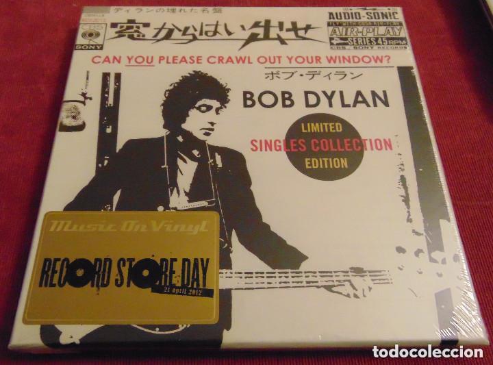 Vinyl-Schallplatten: BOB DYLAN &lrm;&ndash; Can You Please Crawl Out Your Window? - CAJA 4 SINGLES RSD 2012 NUMERADA Y A ESTRENAR